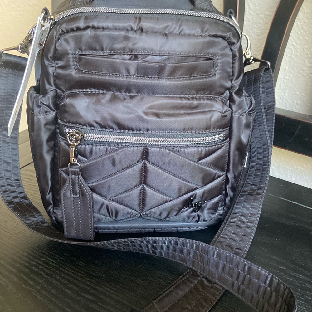 Lug Black Alpine Crossbody Bag
